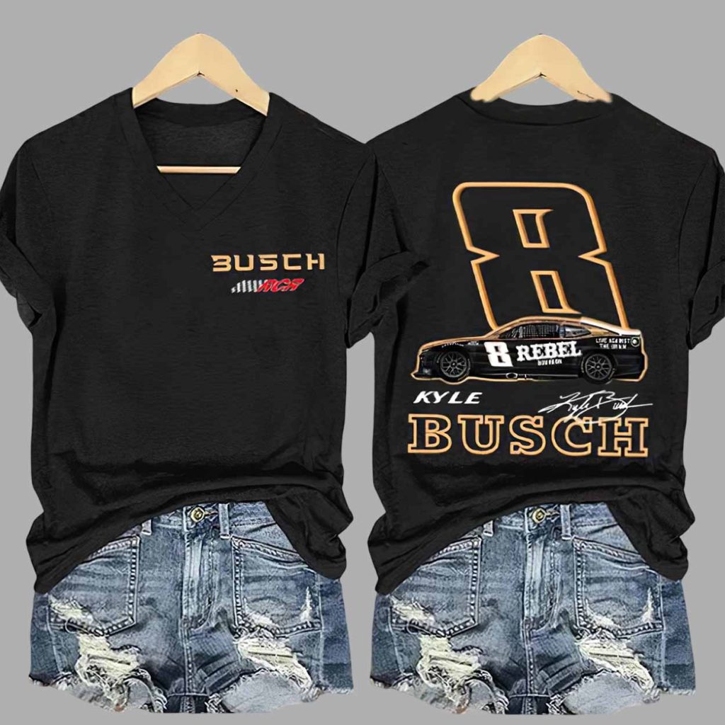 Busch RCR Kyle Busch 8 Rebel Shirt 1 Busch RCR Kyle Busch 8 Rebel Shirt 1
