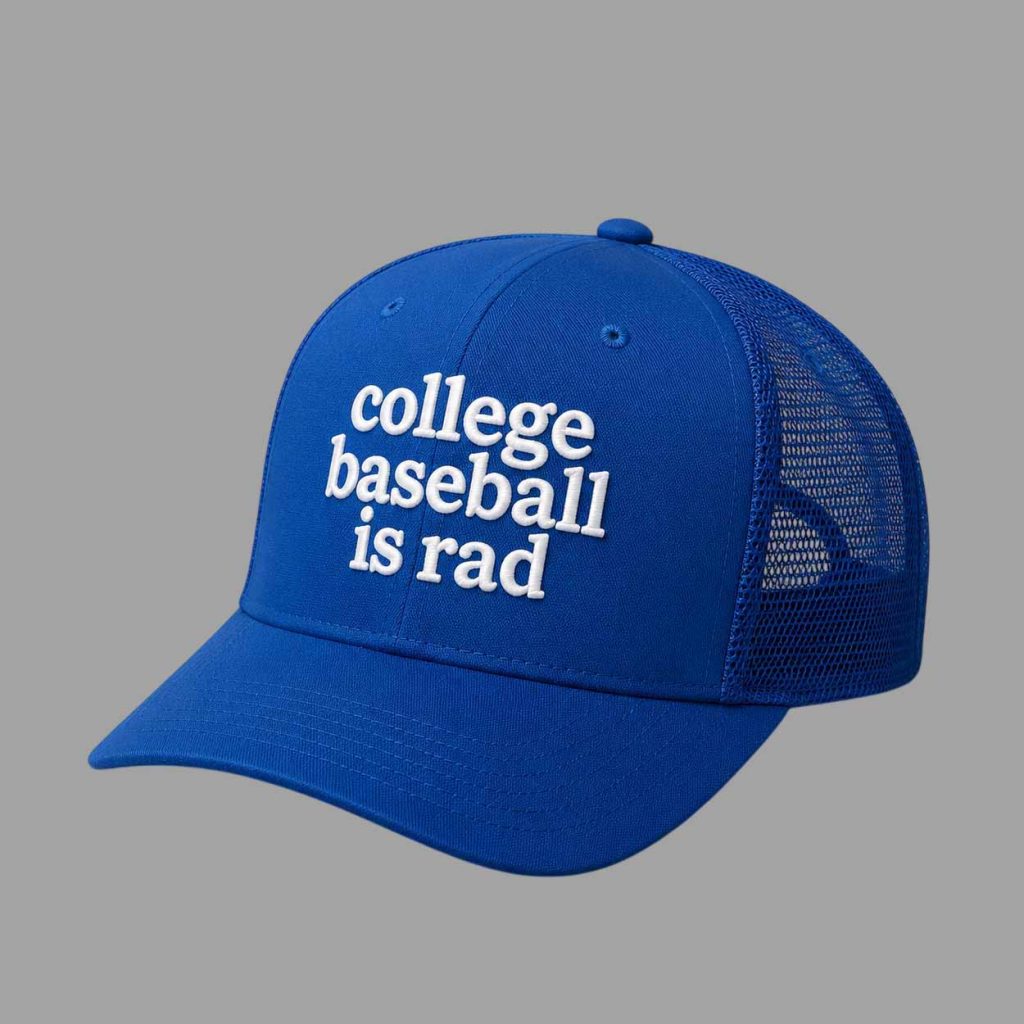 College Baseball Is Rad Blue Hat 1