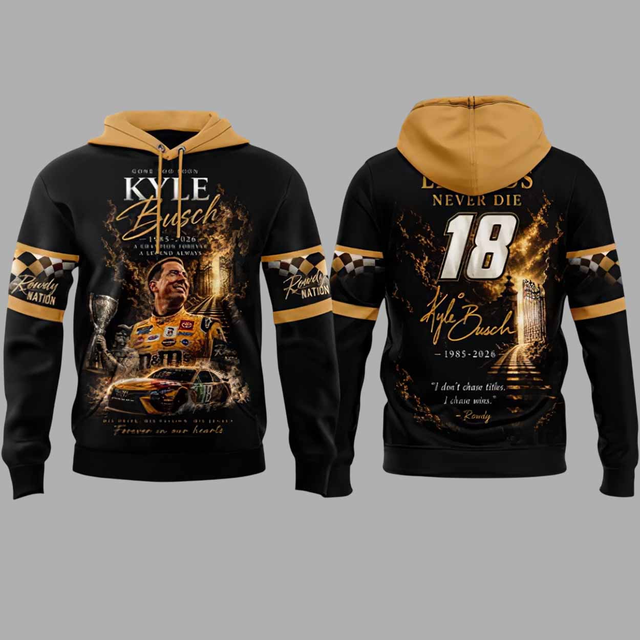 Gone Too Soon Kyle Busch 1985 2026 Memorial Hoodie 1 Gone Too Soon Kyle Busch 1985 2026 Memorial Hoodie 1