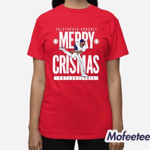 Cristopher Sanchez Merry Crismas Shirt 3