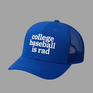 College Baseball Is Rad Blue Trucker Hat