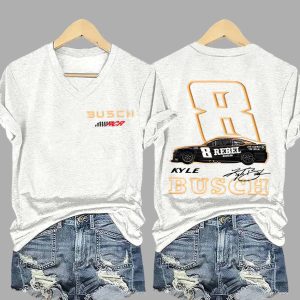 Busch RCR Kyle Busch 8 Rebel Shirt 3 Busch RCR Kyle Busch 8 Rebel Shirt 4