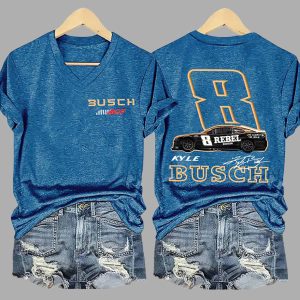 Busch RCR Kyle Busch 8 Rebel Shirt 2 Busch RCR Kyle Busch 8 Rebel Shirt 3