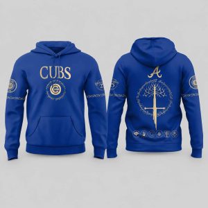 Cubs 2026 The Lord of The Rings Blue Hoodie 1