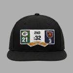 Packers 21-3 Bears Scoreboard Hat