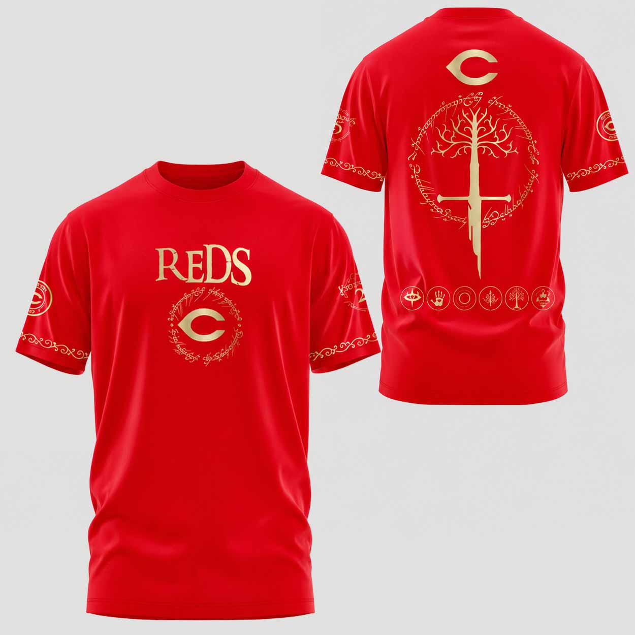 Reds The Lord of The Rings Hoodie Reds The Lord of The Rings Hoodie