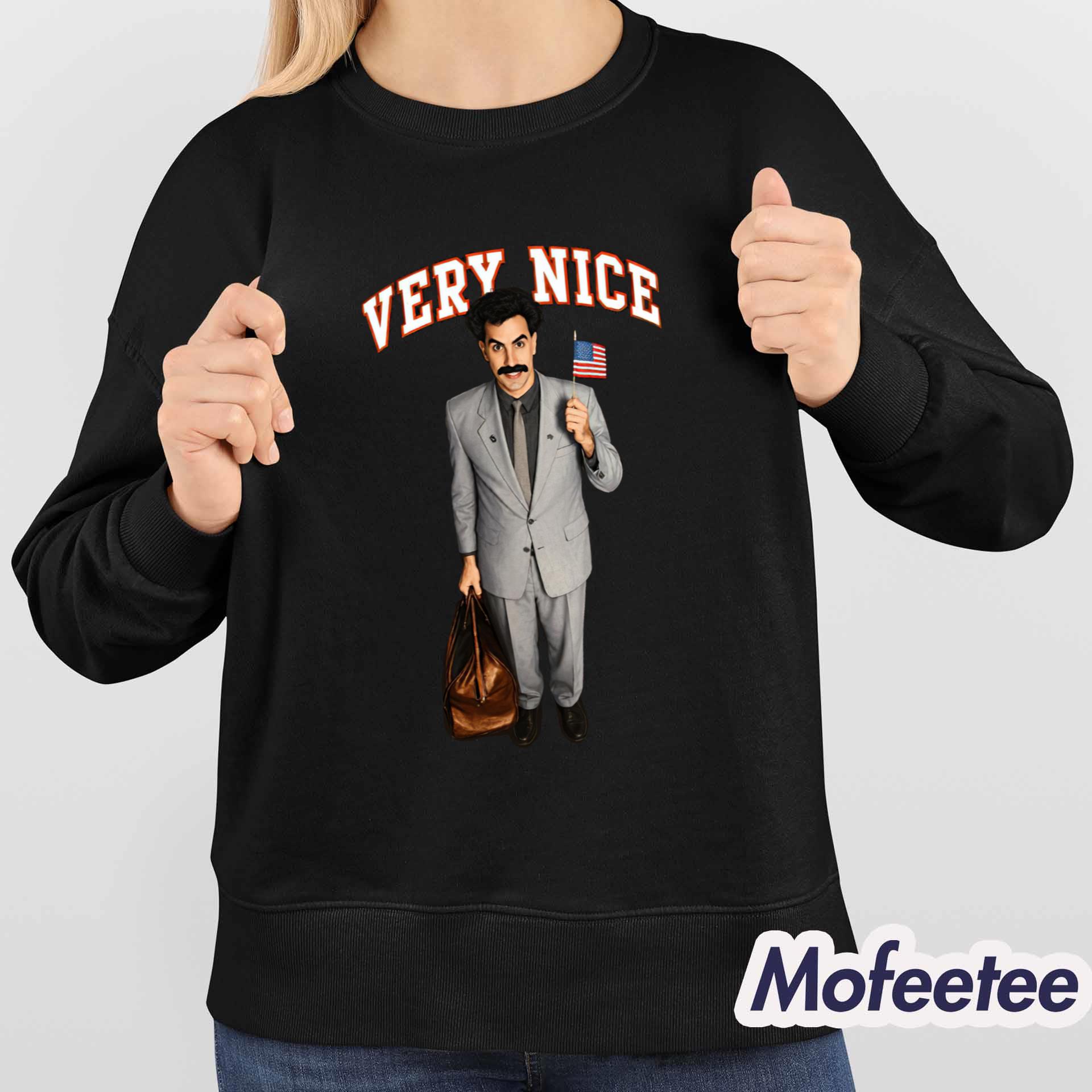 Sacha Baron Cohen Very Nice Shirt Sacha Baron Cohen Very Nice Shirt