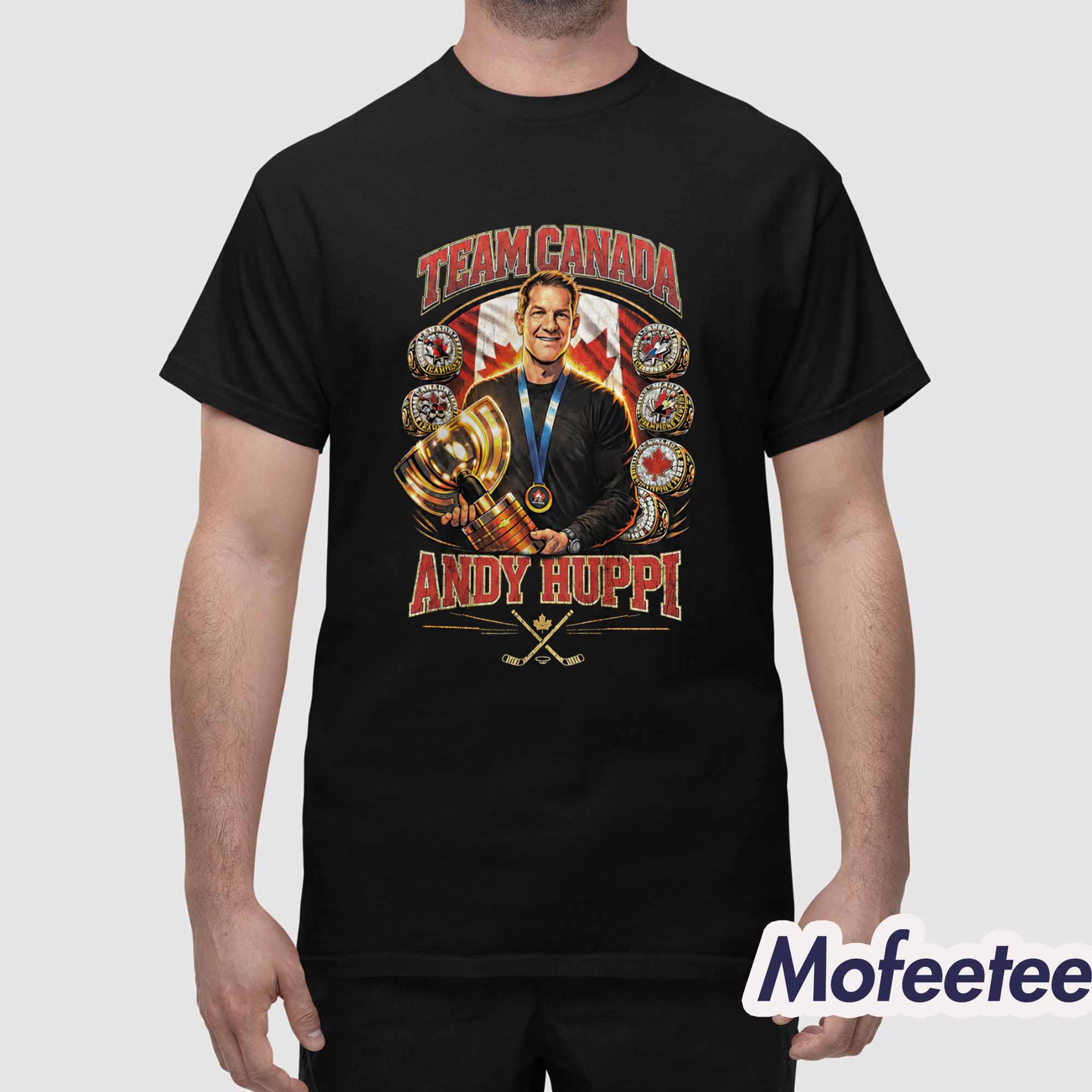 Team Canada Andy Huppi 20 Year Shirt Team Canada Andy Huppi 20 Year Shirt