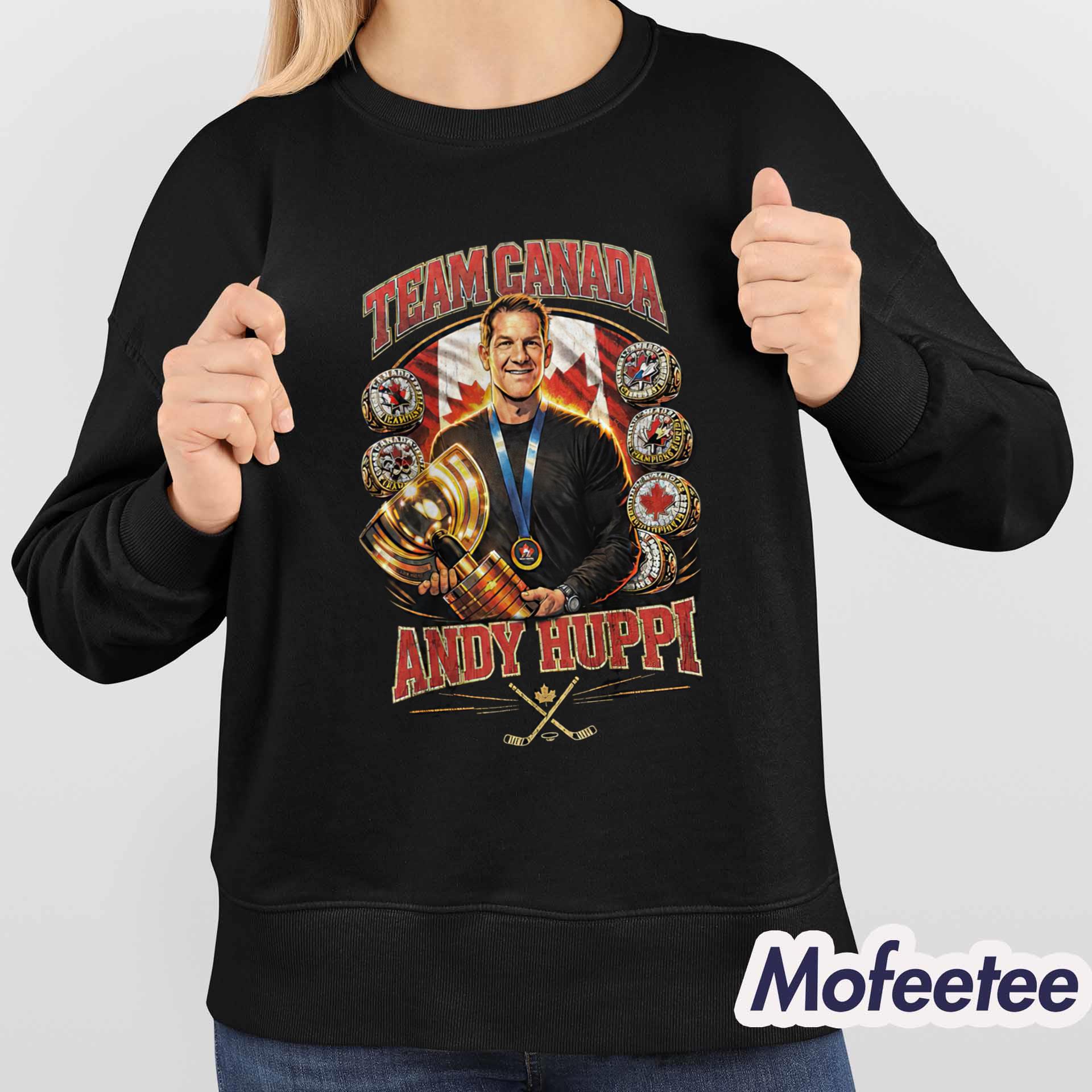 Team Canada Andy Huppi 20 Year Shirt Team Canada Andy Huppi 20 Year Shirt