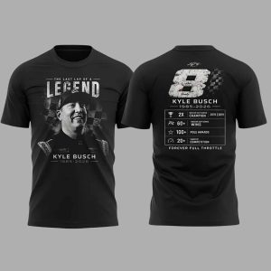 The Last Lap Of A 8 Kyle Busch 1985 2026 Shirt 1