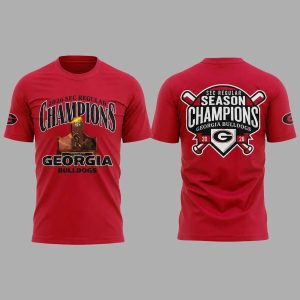 Bulldogs 2026 SEC Regular Season Champions Red Hoodie 2