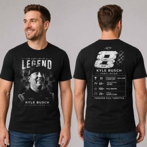 The Last Lap Of A 8 Kyle Busch 1985 2026 Shirt 2