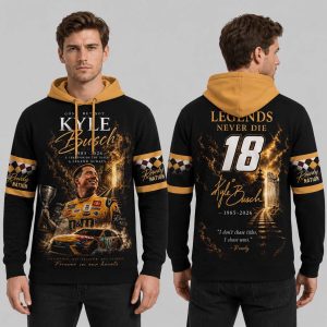 Gone Too Soon Kyle Busch 1985-2026 Memorial Hoodie 1 Gone Too Soon Kyle Busch 1985 2026 Memorial Hoodie 2