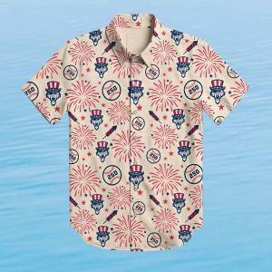 SeaWolves Patriotic Button Up 2026 Hawaiian Shirt 2