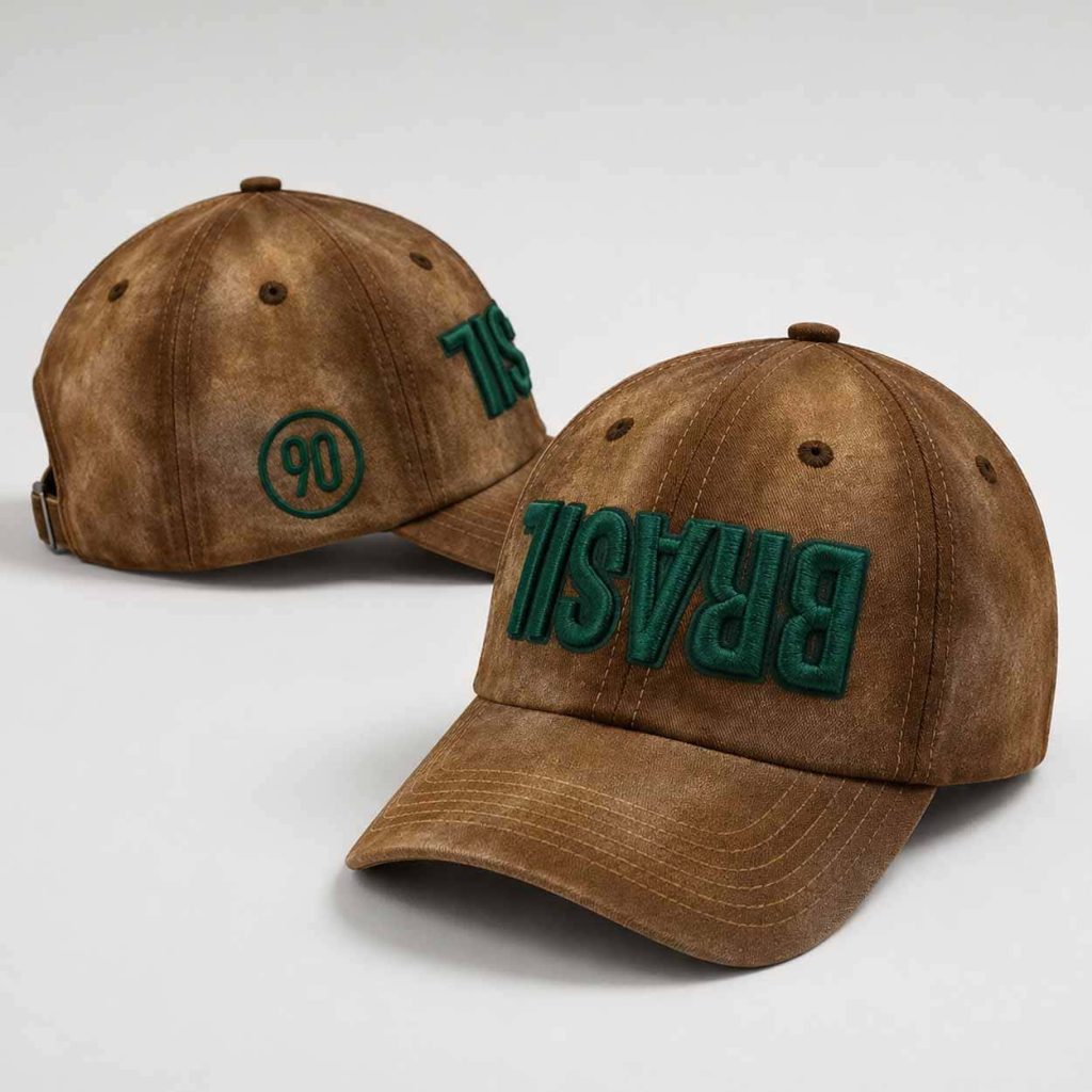 Travis Scott Cactus Jack Brasil Distressed Total 90 Hat 1