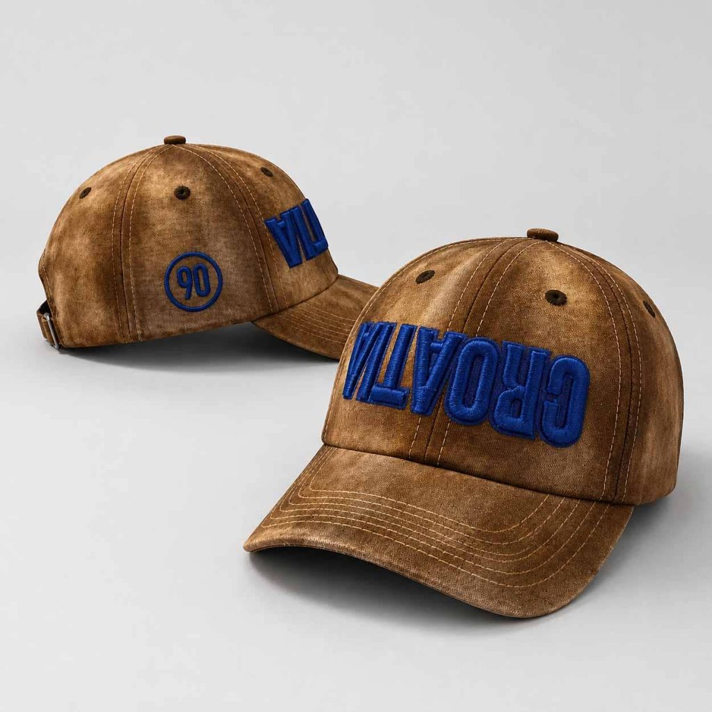 Travis Scott Cactus Jack Croatia Distressed Total 90 Hat 1