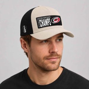 Hurricanes Eastern Conference 2026 Champions Locker Room Hat 2