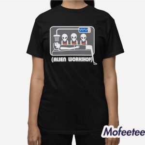Spurs Wemby Alien Workshop Shirt 3