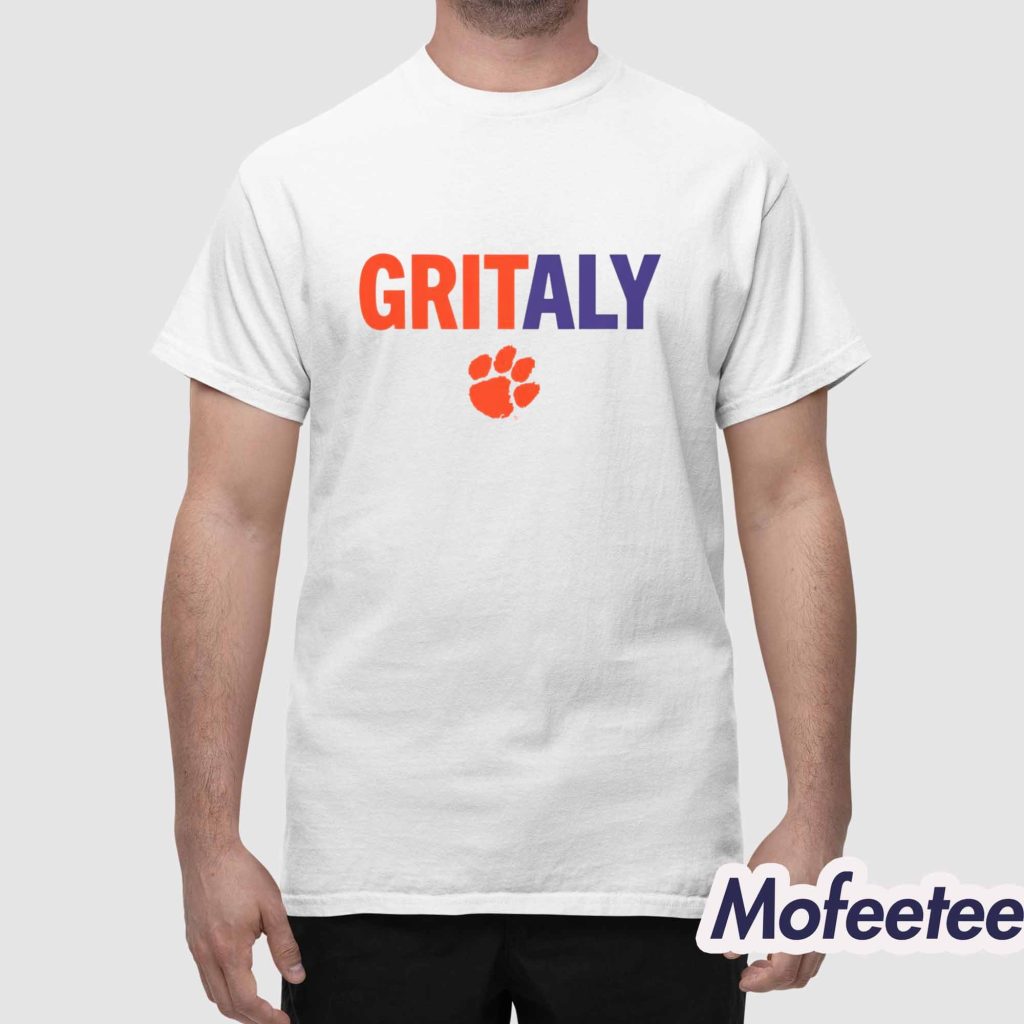 Clemson Basketball GRITALY 2026 Shirt 1