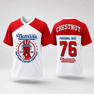 Joey Chestnut Nathan’s Famous Hot Dog Contest 2026 Jersey