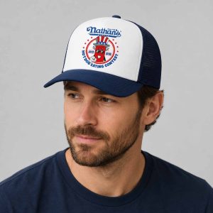 Nathan’s Famous Hot Dog Eating Contest 2026 Trucker Hat1