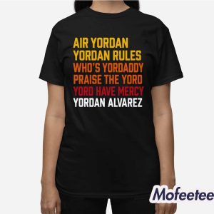 Yordan Alvarez Yord List Shirt 2 Yordan Alvarez Yord List Shirt 3