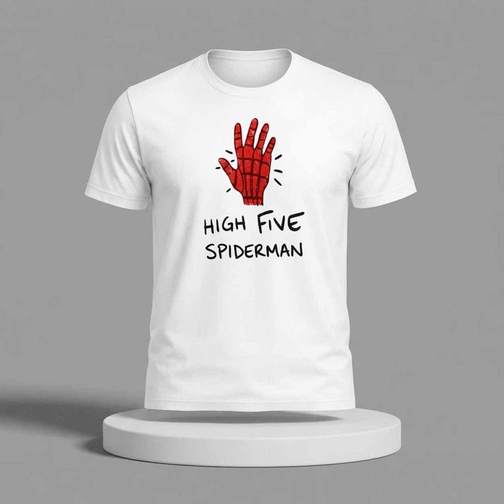Spider Man Brand New Day High Five Spiderman Shirt 1