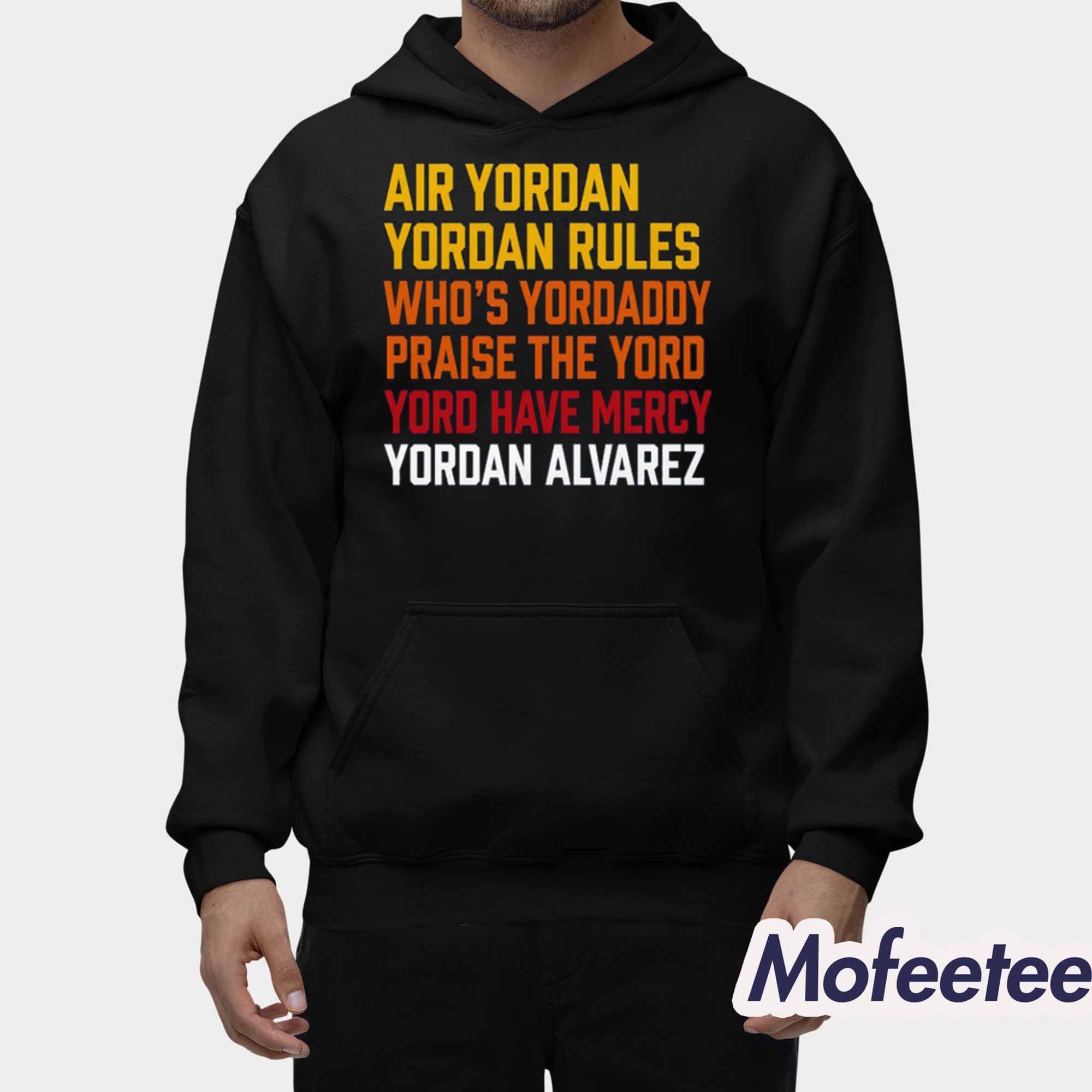 Yordan Alvarez Yord List Shirt Yordan Alvarez Yord List Shirt