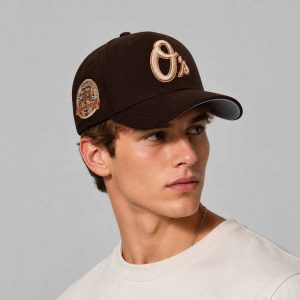 Orioles 30th Anniversary Walnut Copper Metallic 59fifty Hat 2