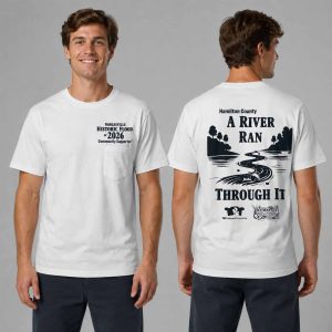 Noblesville Historic Flood of 2026 A River Ran Through It Community Supporter Shirt 2
