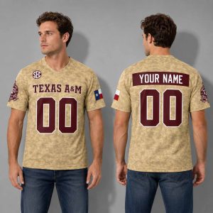 Texas A&M Football 2026 Camo Jersey 2