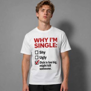 Why I’m Single Dick Is Too Big Might Kill Someone Shirt 1 Why I’m Single Dick Is Too Big Might Kill Someone Shirt 2