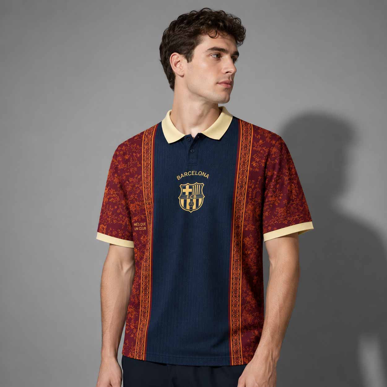 Barcelona Vintage Heritage Polo Shirt Barcelona Vintage Heritage Polo Shirt