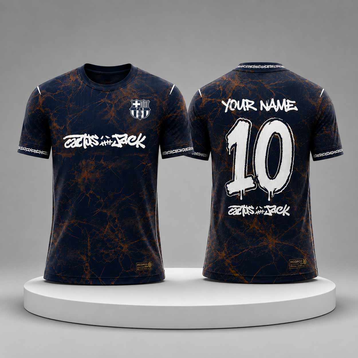 Barcelona x Travis Scott Cactus Jack Custom 2026 Soccer Jersey Barcelona x Travis Scott Cactus Jack Custom 2026 Soccer Jersey