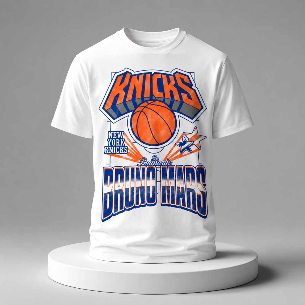 Bruno Mars NY Knicks Shirt 1 Bruno Mars NY Knicks Shirt 1