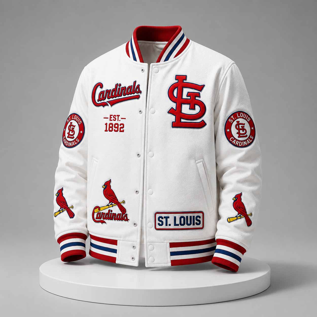 Cardinals Baseball 2026 Coat Est 1892 Jacket Cardinals Baseball 2026 Coat Est 1892 Jacket