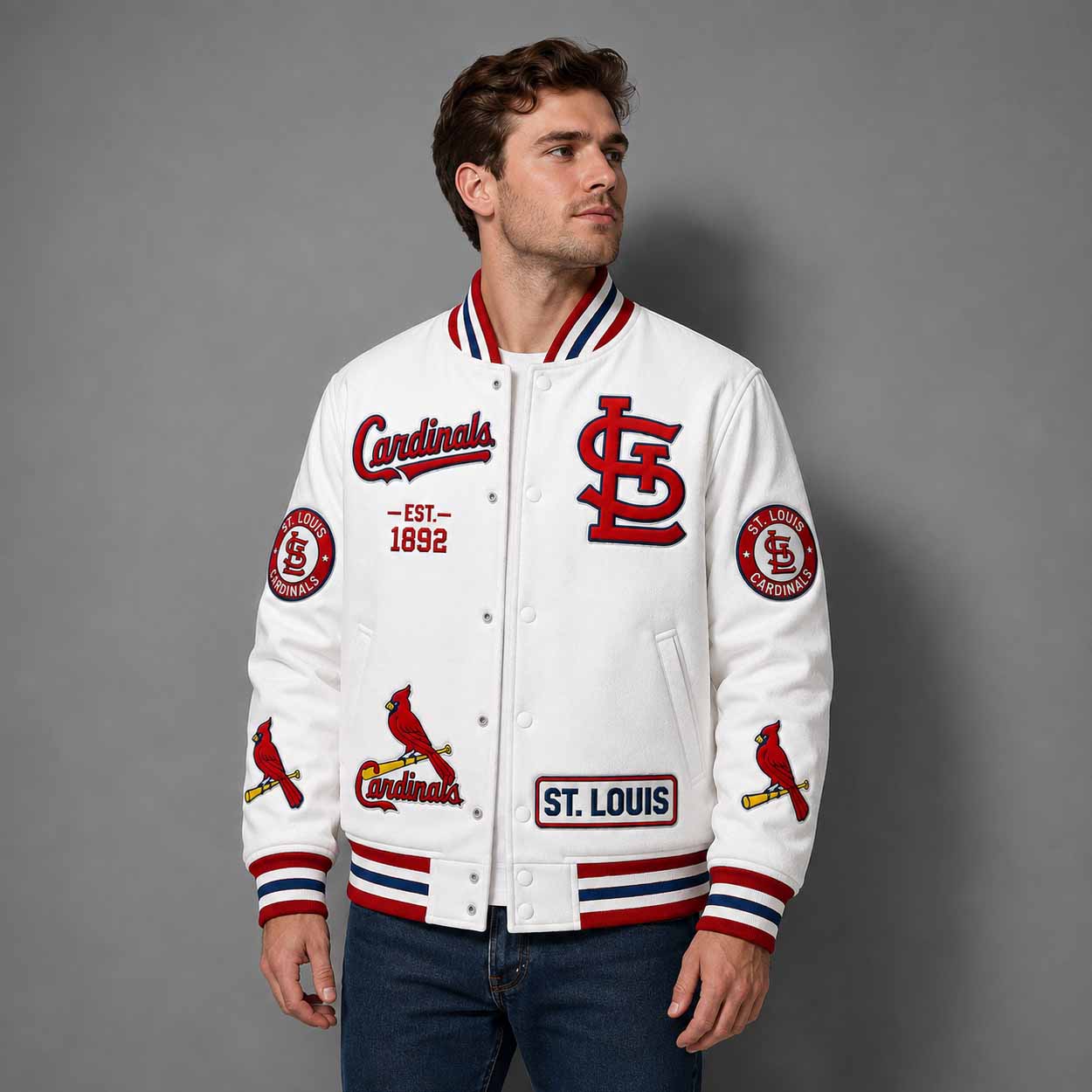 Cardinals Baseball 2026 Coat Est 1892 Jacket Cardinals Baseball 2026 Coat Est 1892 Jacket