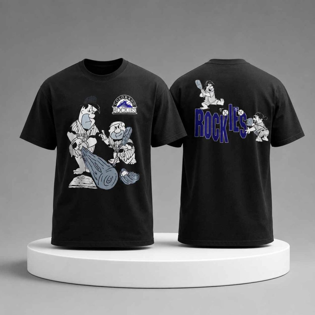 Colorado Rockies Mickey Moniak Rockies Flintstones Shirt 1