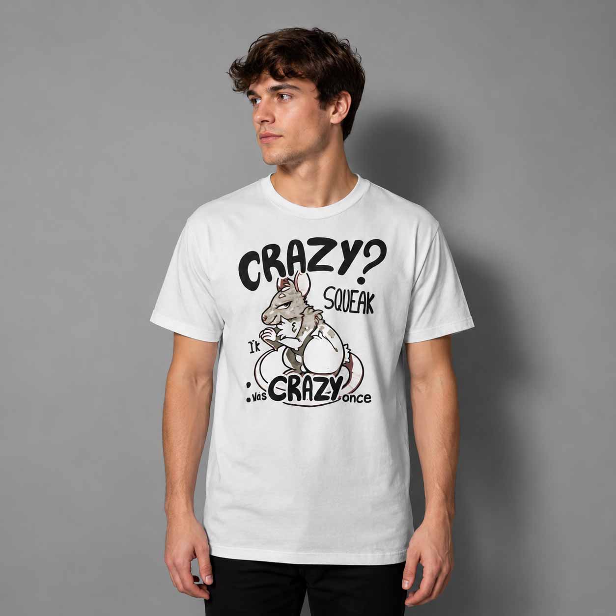 Crazy Squeak Was Crazy Once Shirt Crazy Squeak Was Crazy Once Shirt
