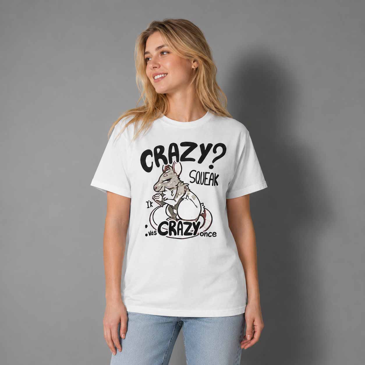 Crazy Squeak Was Crazy Once Shirt Crazy Squeak Was Crazy Once Shirt