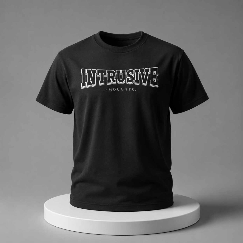 Fred Beyer Merch Intrusive Thoughts Tee Shirt 1