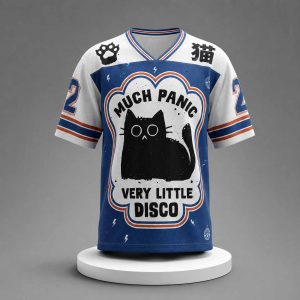 Much Panic Very Little Disco Cat Jersey 1
