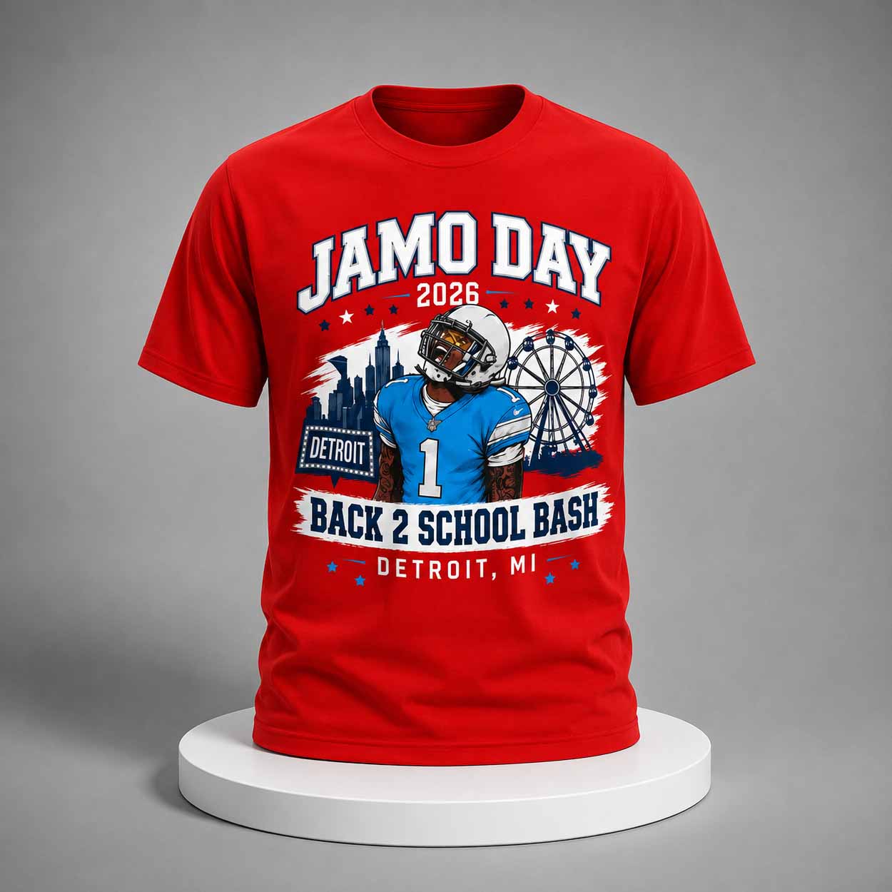 Jameson Williams Jamo Day 2026 Back 2 School Bash Shirt Jameson Williams Jamo Day 2026 Back 2 School Bash Shirt
