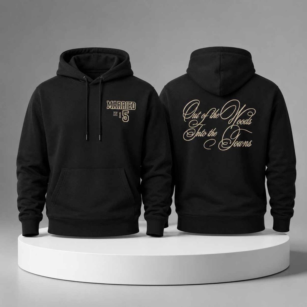 KAT And Jordyn Woods Out Of The Woods Into the Towns Married Wedding Hoodie 1 KAT And Jordyn Woods Out Of The Woods Into the Towns Married Wedding Hoodie 1