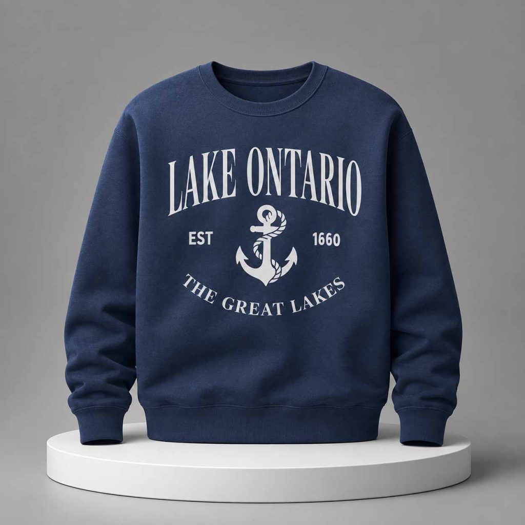 Lake Ontario Tariff Satire Sweatshirt 1