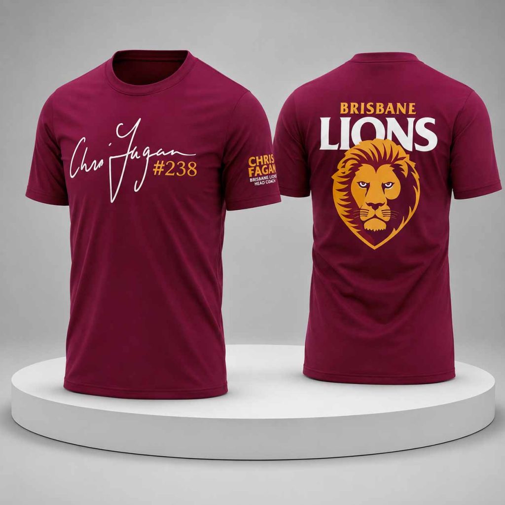 Lions Chris Fagan 238 Games Shirt 2 Lions Chris Fagan 238 Games Shirt 2