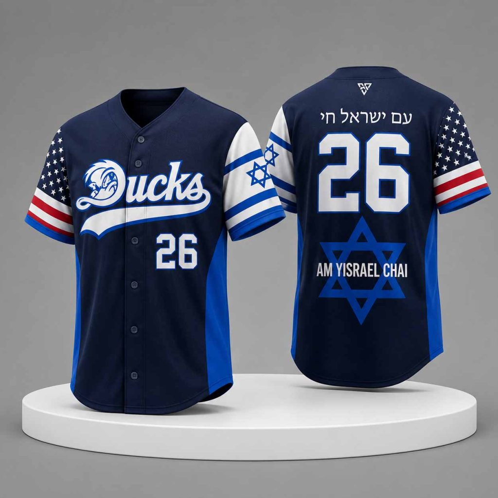 Long Island Ducks Jewish Heritage Night 2026 Jersey 1