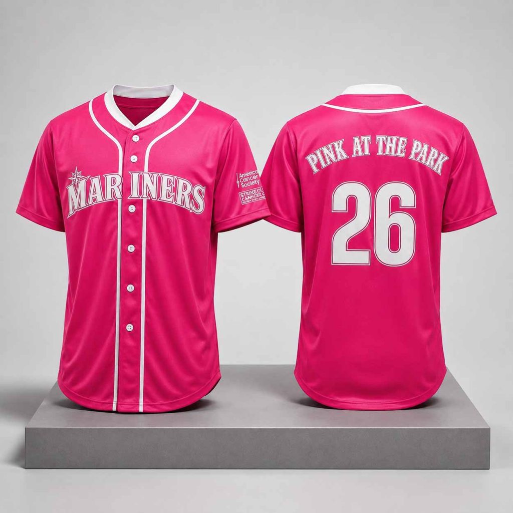 Mariners Pink At The Park Jersey 2026 Giveaway 1