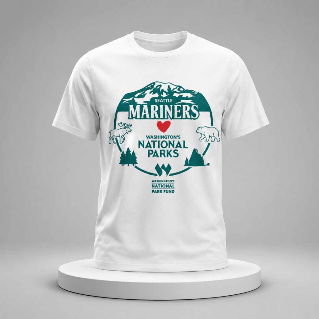 Mariners Washington’s National Parks Night Shirt 1