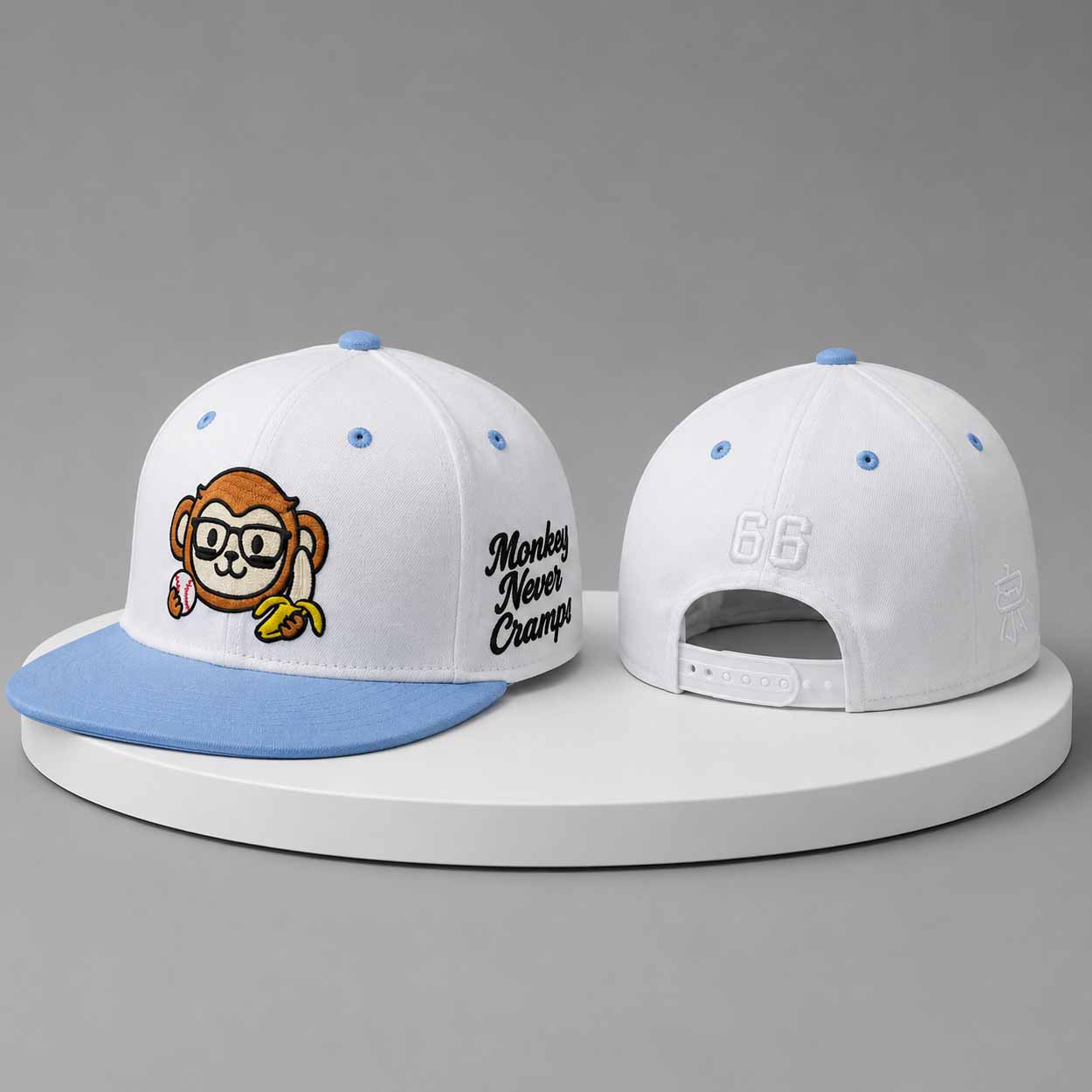 Munenori Kawasaki Monkey Never Cramps Blue Hat Munenori Kawasaki Monkey Never Cramps Blue Hat